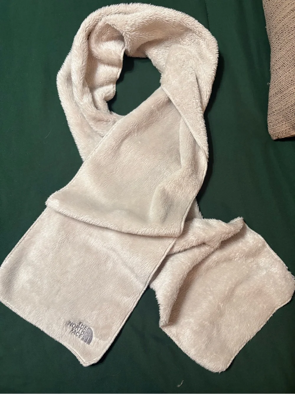 The North Face plush scarf